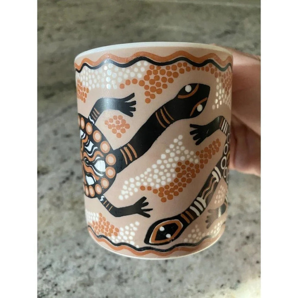 Australian Geographic Coffee 12oz Tea Mug Baribunma “Turtle Dreaming” Pam Hall - Picture 11 of 11
